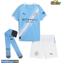 Manchester City Mateo Kovacic #8 Heimtrikotsatz Kinder 2025-26 Kurzarm (+ Kurze Hosen)